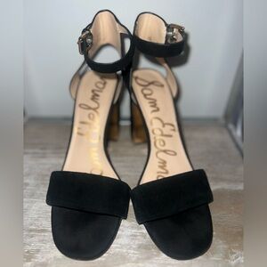 Sam Edelman Black thick heels , size 8.5 women’s